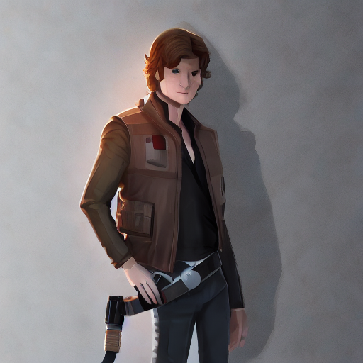 Han Solo in Monkey Island Style